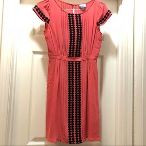 Plenty by Tracy Reese|Coral/Salmon Silk Mod Dress